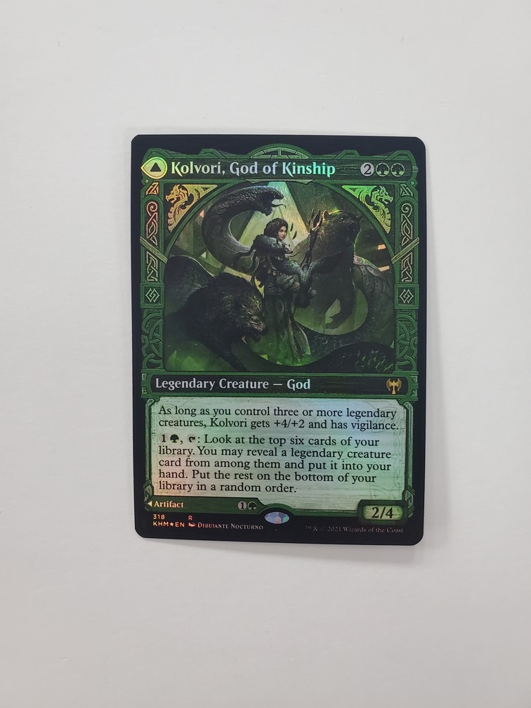 Kolvori, God of Kinship // The Ringhart Crest (Showcase) (Foil)