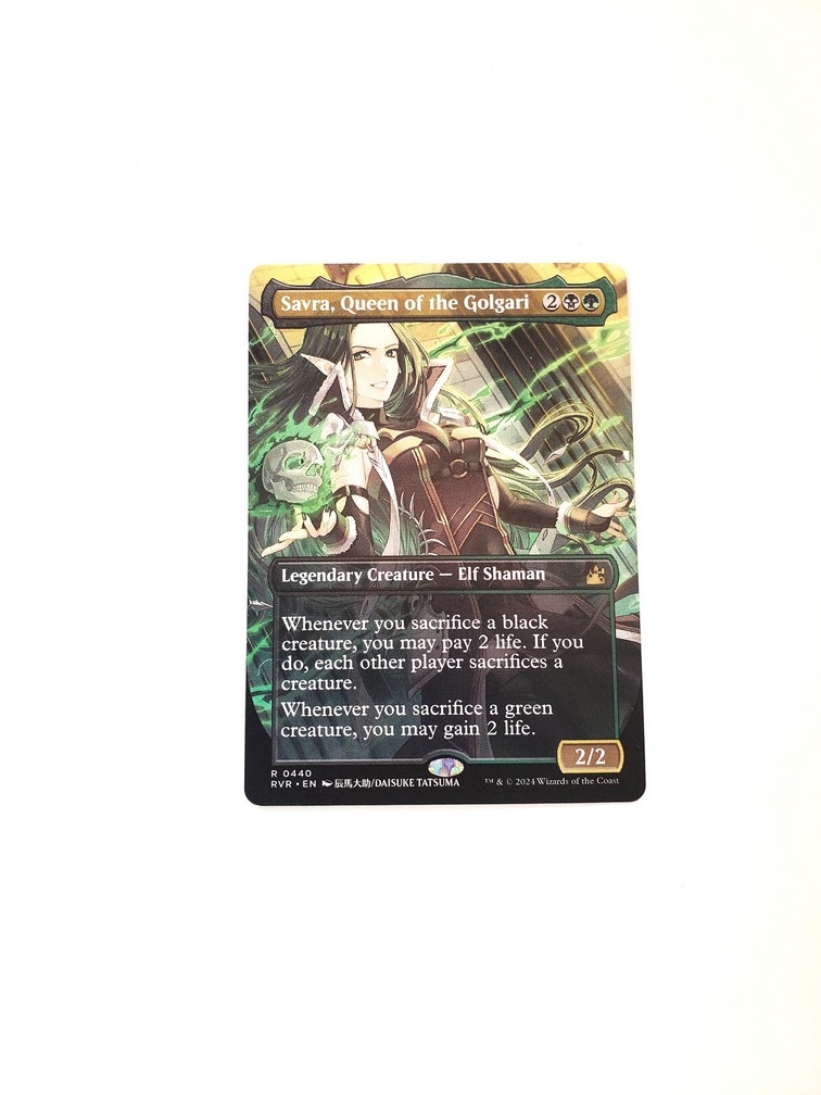 Savra, Queen of the Golgari (Anime Borderless)