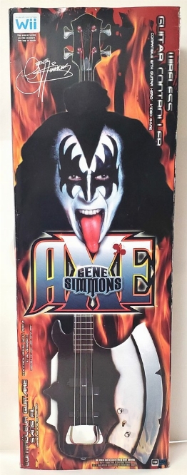 Nintendo Wii - Gene Simmons Axe Guitar Controller (CIB)