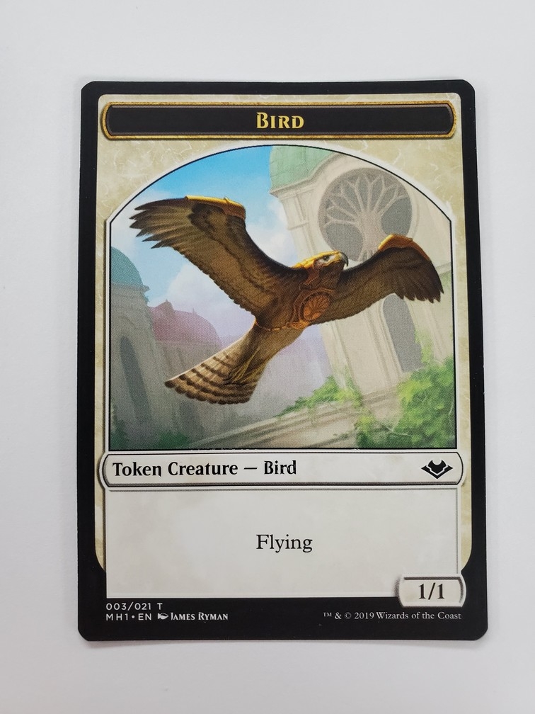Bird Token // Serra the Benevolent Emblem Token