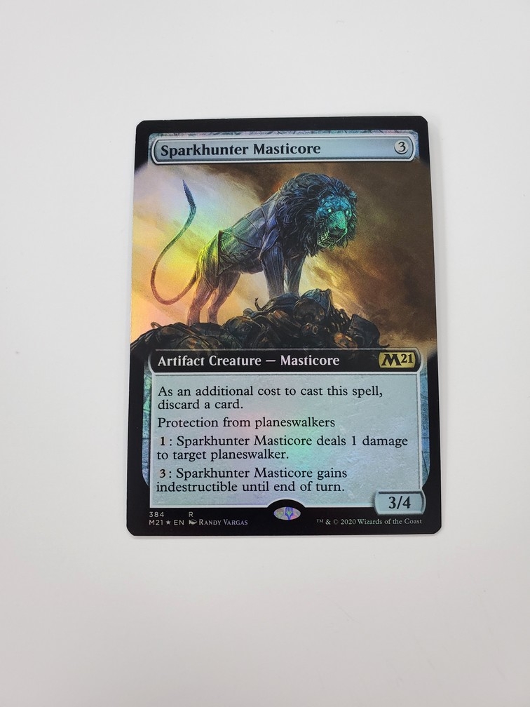 Sparkhunter Masticore (Extended Art) (Foil)