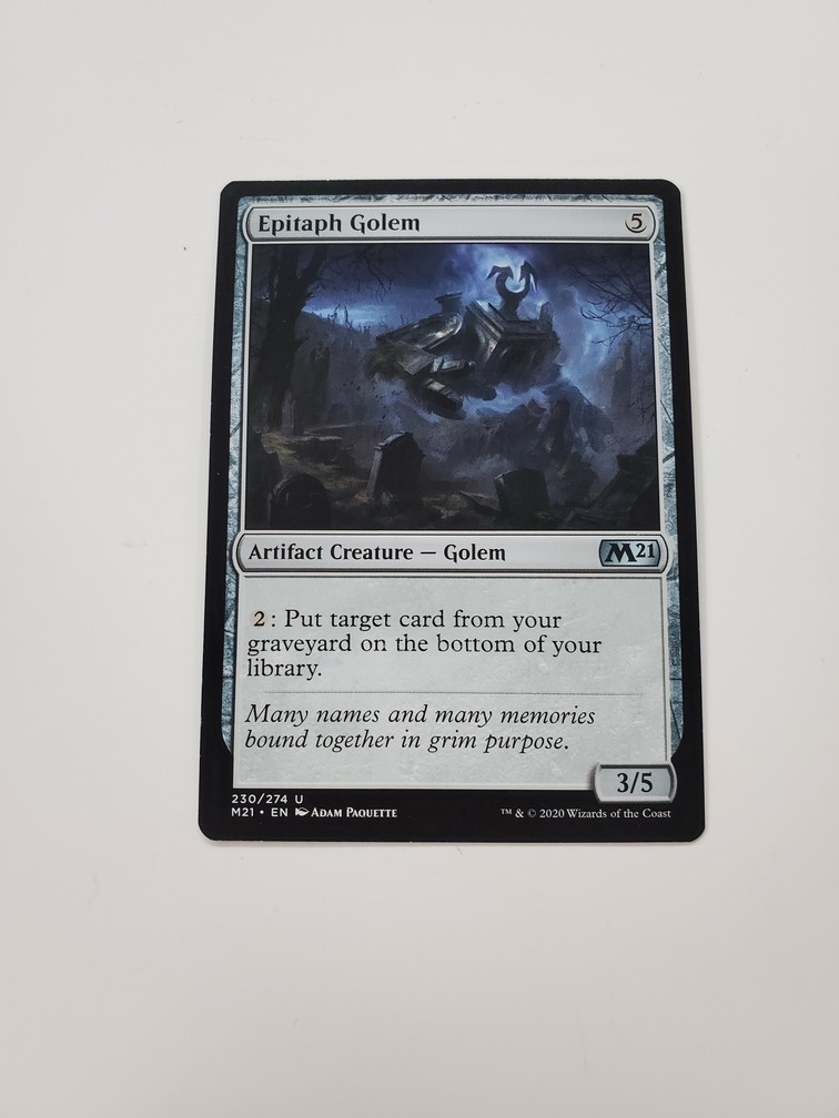 Epitaph Golem