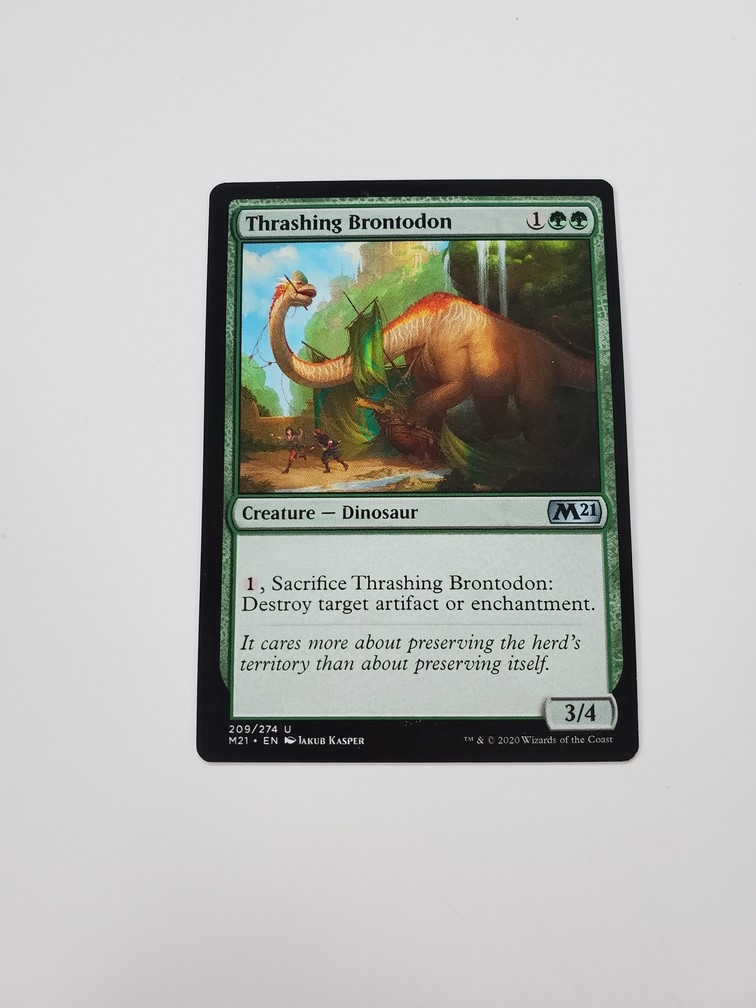 Thrashing Brontodon