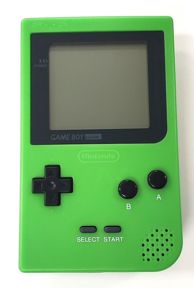 GameBoy Pocket (Model MGB-001) (Green Custom Shell)
