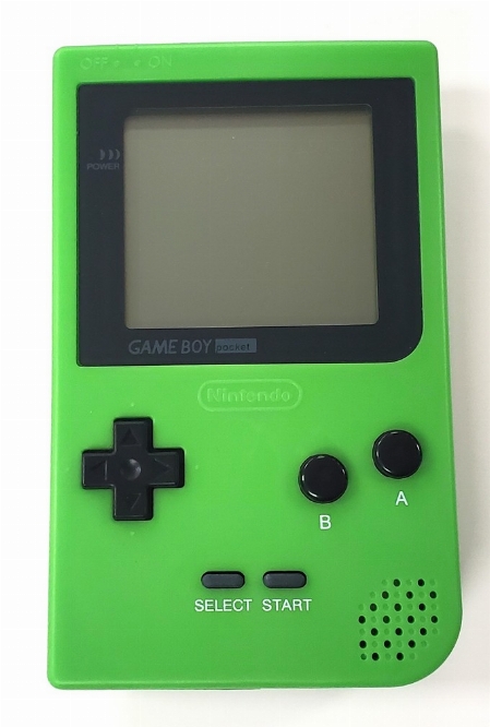 GameBoy Pocket (Model MGB-001) (Green Custom Shell)
