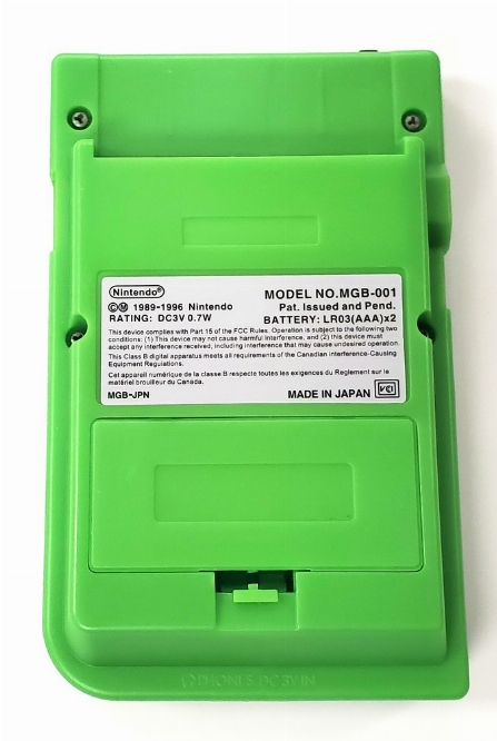 GameBoy Pocket (Model MGB-001) (Green Custom Shell)