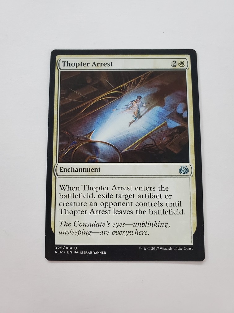 Thopter Arrest