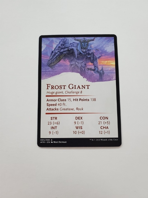 Frost Giant - Art Card