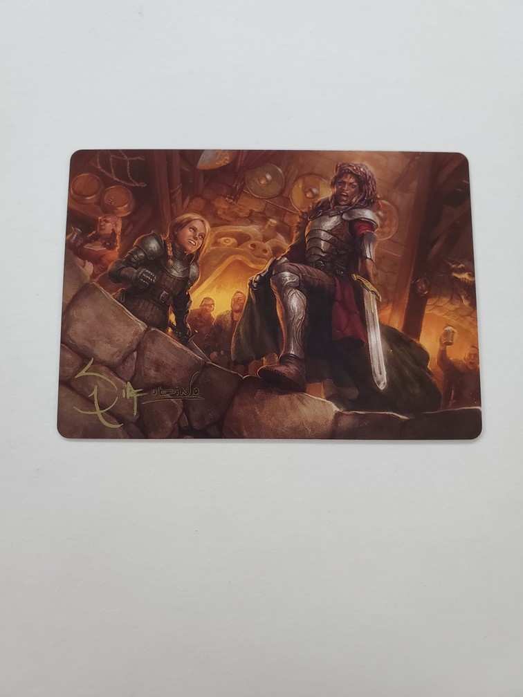 Veteran Dungeoneer - Art Card (Gold-Stamped Signature)