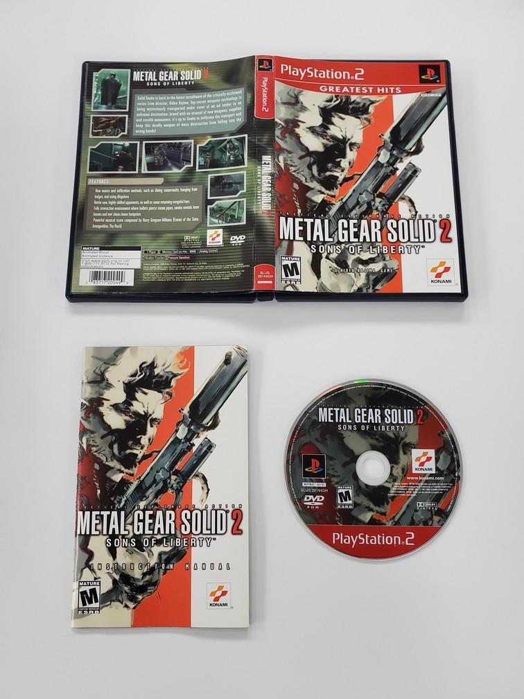 Metal Gear Solid 2: Sons of Liberty [Greatest Hits] (CIB)