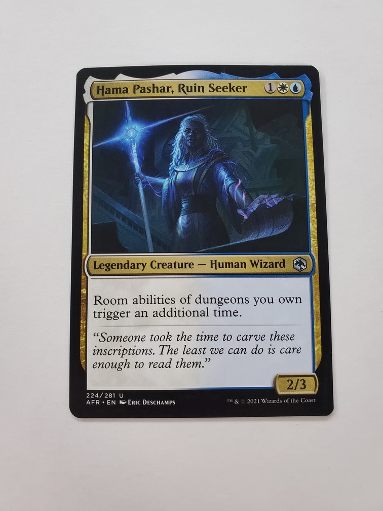 Hama Pashar, Ruin Seeker