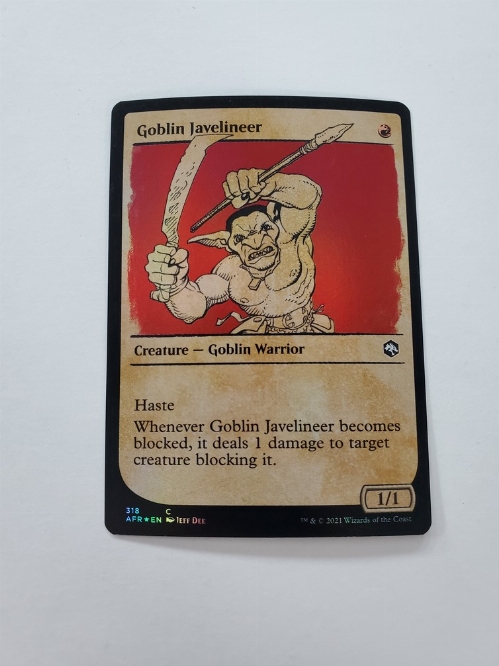 Goblin Javelineer (Showcase) (Foil)