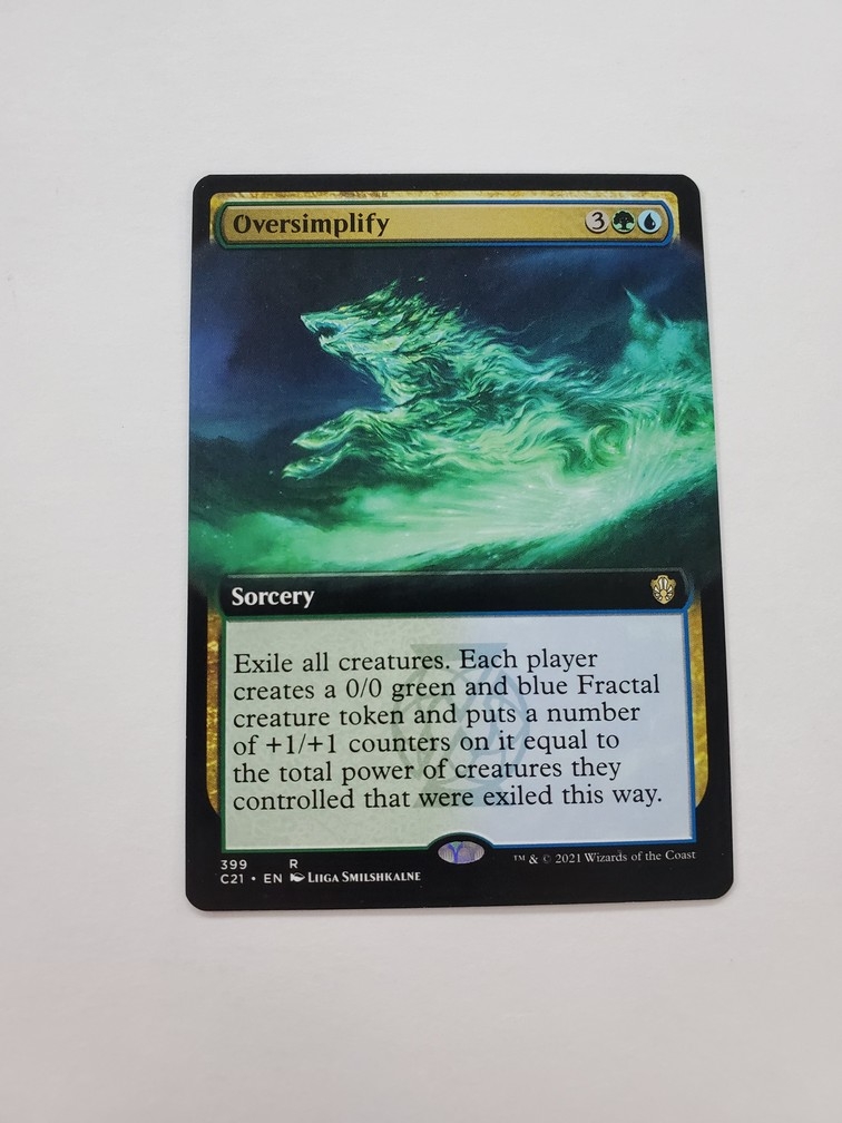 Oversimplify (Extended Art)