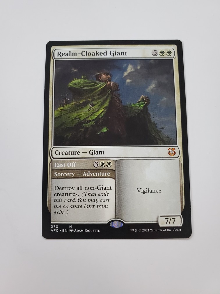 Realm-Cloaked Giant // Cast Off