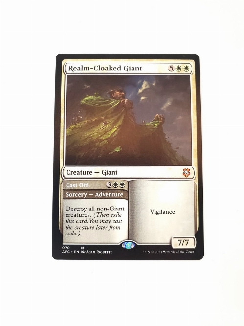 Realm-Cloaked Giant // Cast Off (Showcase) (Foil)