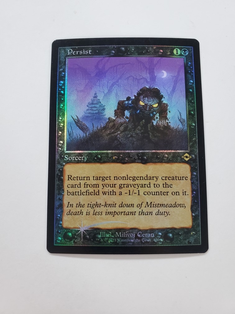 Persist - Retro Frame (Foil)