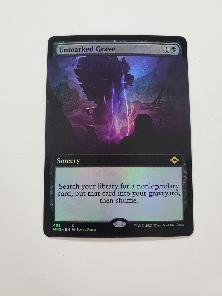 Unmarked Grave - Extended Art (Foil)