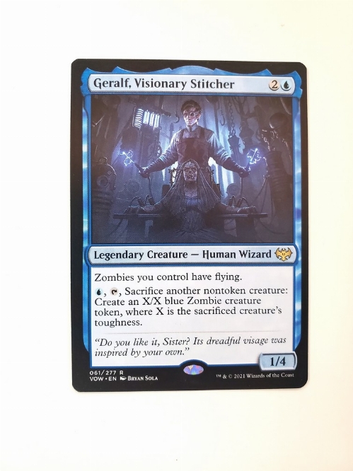 Geralf, Visionary Stitcher
