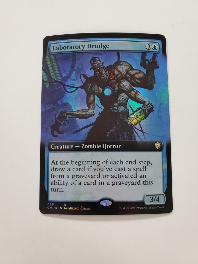 Laboratory Drudge (Extended Art) (Foil)