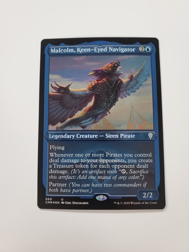 Malcolm, Keen-Eyed Navigator (Foil Etched)