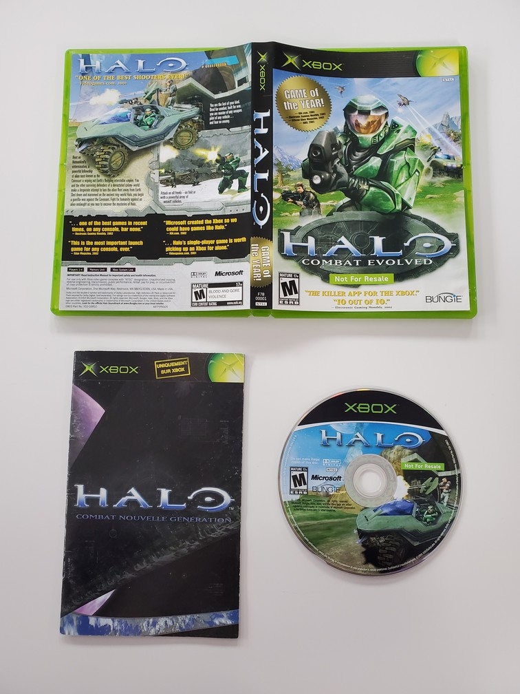 Halo: Combat Evolved (Game of the Year Edition) (Not for Resale) (CIB)