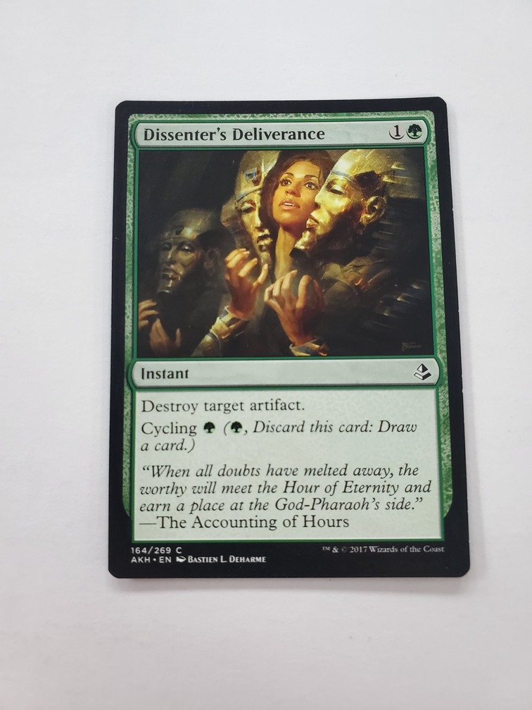 Dissenter's Deliverance