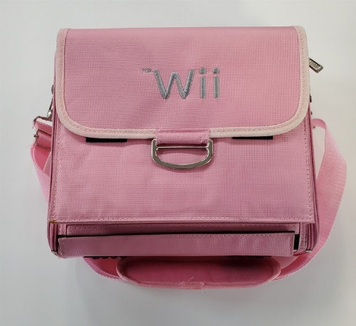 Nintendo Wii Pink Travel Carrying Casing