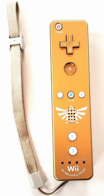 Nintendo Wii - The Legend of Zelda: Skyward Sword Gold Wiimote Controller