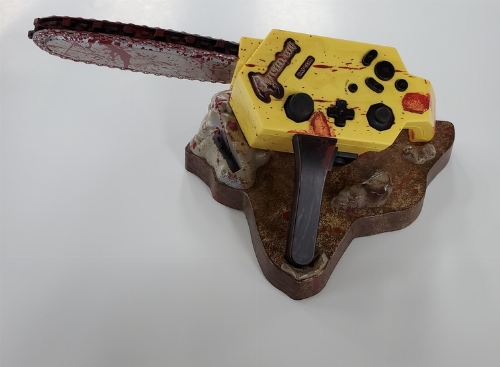 Resident Evil 4 Chainsaw Gamecube Controller