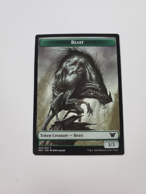 Beast // Treasure - Double-Sided Token
