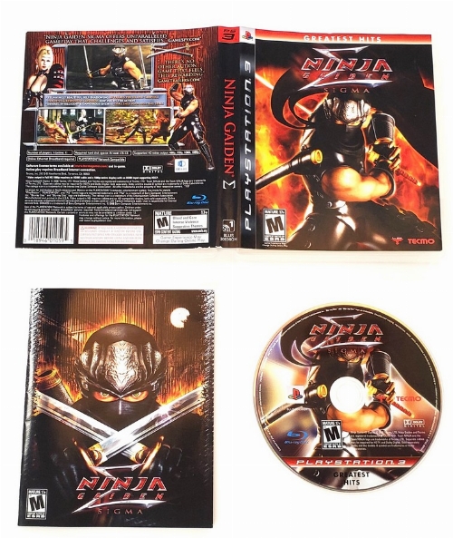Ninja Gaiden Sigma [Greatest Hits] (CIB)