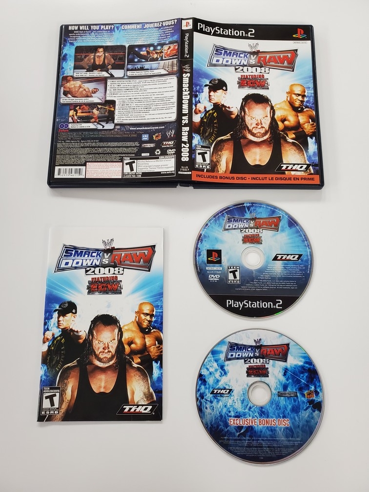 WWE Smackdown vs. Raw 2008 (Bonus Disc Included) (CIB)