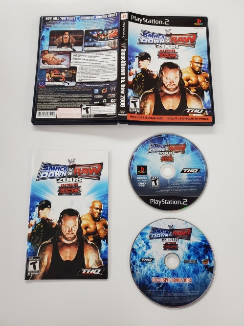 WWE Smackdown vs. Raw 2008 (Bonus Disc Included) (CIB)