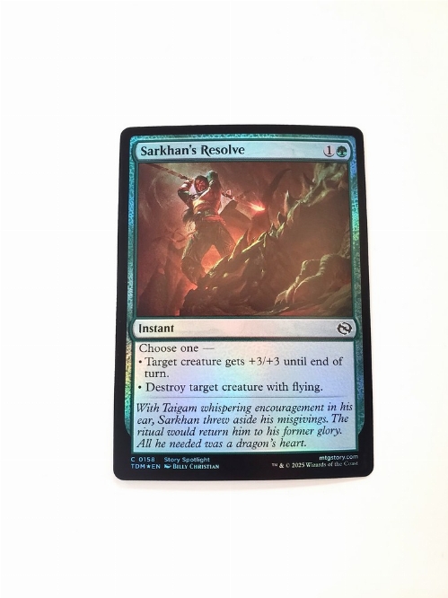 Sarkhan's Resolve (Foil)