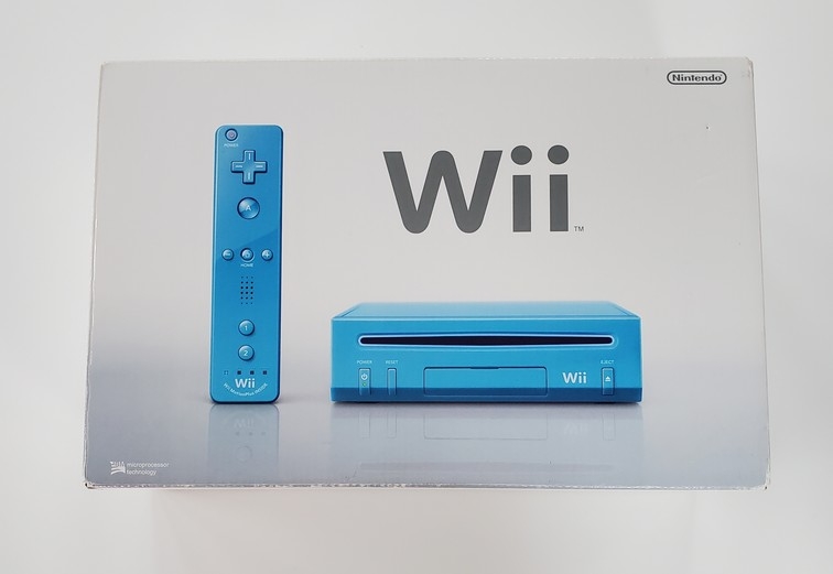 Nintendo Wii Blue (Model RVL-001 USA) (CIB)