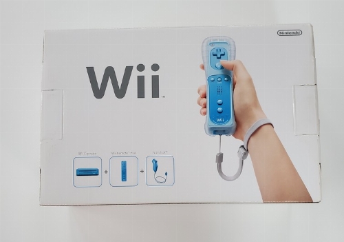 Nintendo Wii Blue (Model RVL-001 USA) (CIB)