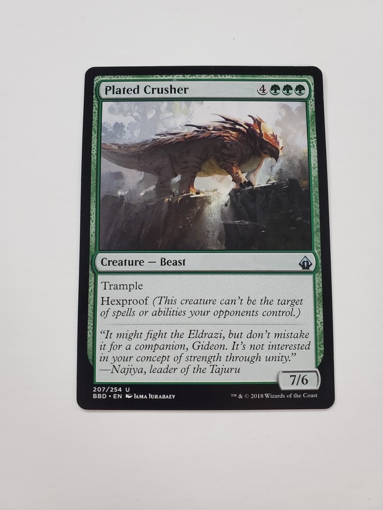 Plated Crusher