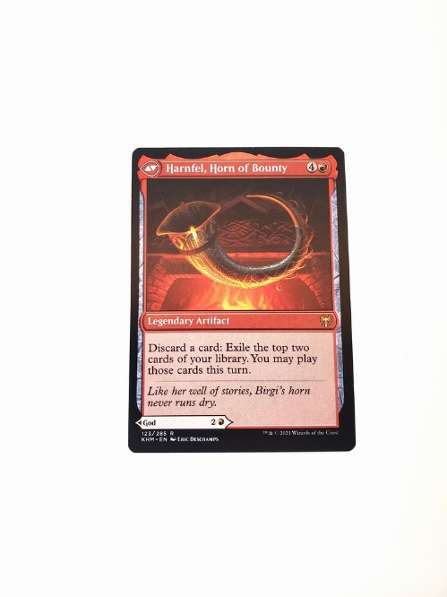 Birgi, God of Storytelling // Harnfel, Horn of Bounty