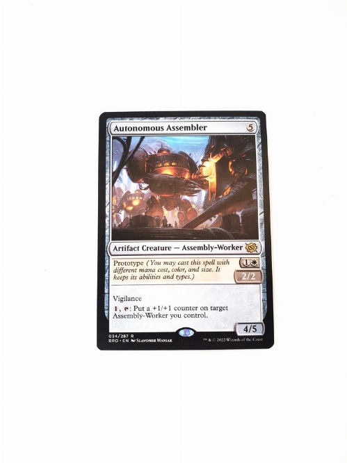 Autonomous Assembler