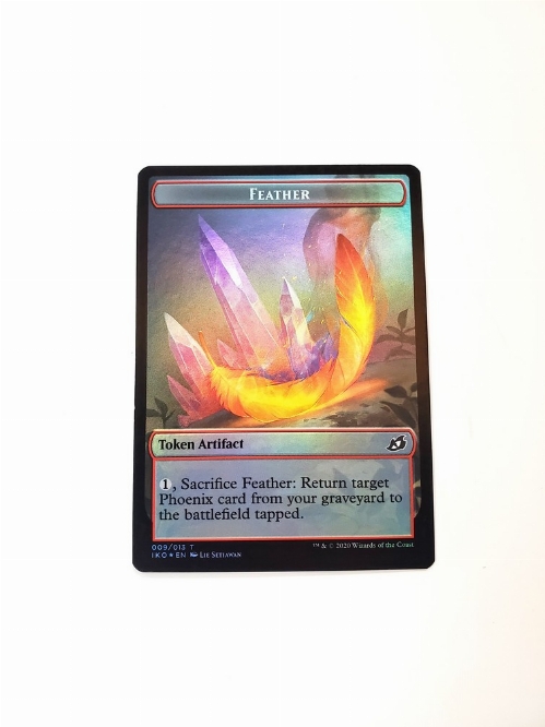 Feather // Human Soldier (004) - Double-Sided Token (Foil)