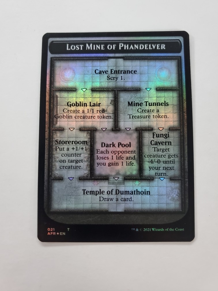 Lost Mine of Phandelver // Skeleton - Double-Sided Token (Foil)