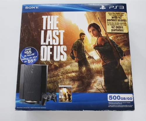 PlayStation 3 500GB Super Slim (The Last of Us Bundle) (Model CECH-4201C) (CIB)