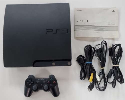 Playstation 3 Slim Black (120GB) (Model CECH-2001A) (CIB)