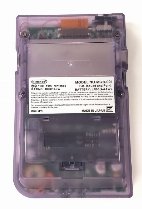 GameBoy Pocket Atomic Purple (Model MGB-001) (IPS LCD Modding)