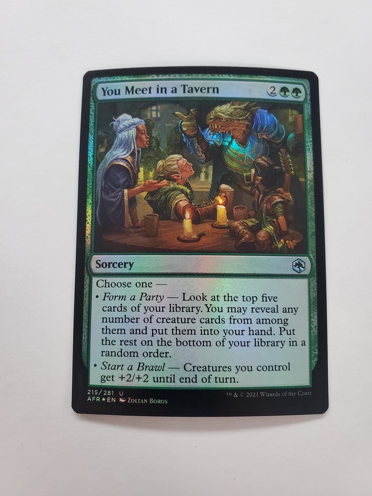 You Meet in a Tavern (Foil)