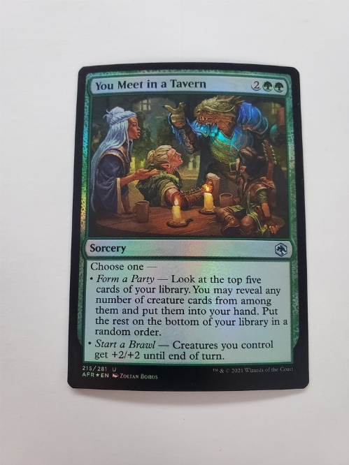 You Meet in a Tavern (Foil)