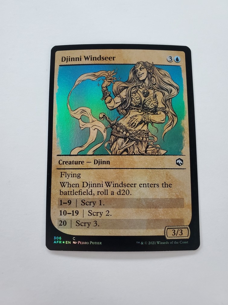 Djinni Windseer (Showcase) (Foil)