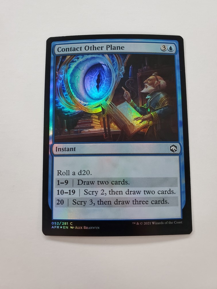 Contact Other Plane (Foil)