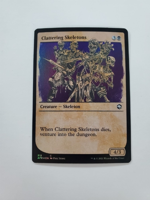 Clattering Skeletons (Showcase) (Foil)