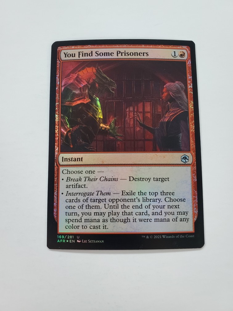 You Find Some Prisoners (Foil)